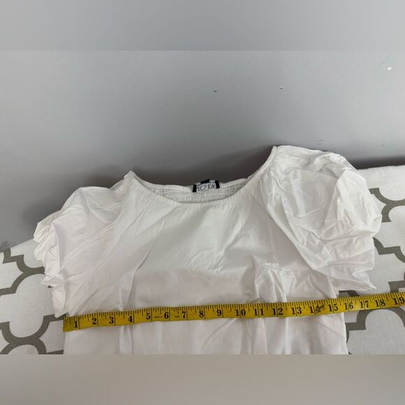 J.Crew Fitted puff-sleeve top New size 6 - Picture 3 of 11